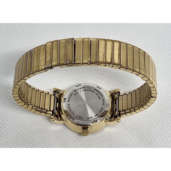 Women\'s Belair Classic Easy To Read Date Gold Tone Expansion Band Watch 13 main image 7